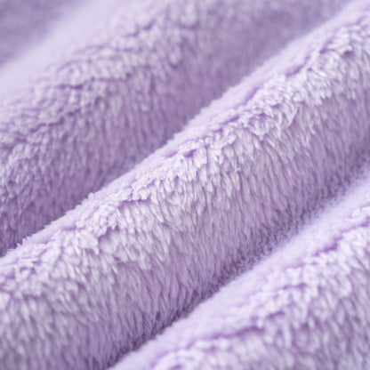 リバーシブルファーベルト　【花柄】　PURPLE