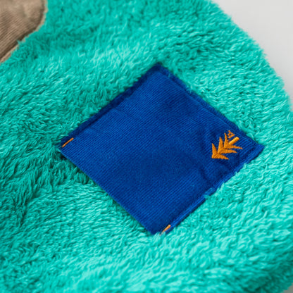 リバーシブルファーベルト　【いぬ】　GREEN