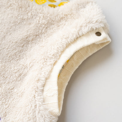 リバーシブルファーベルト　【はりねずみ】　BEIGE