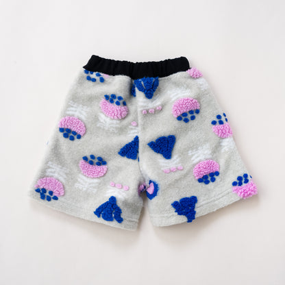 ボアフリースキュロットパンツ　GRAY