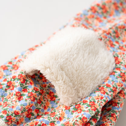 ベビーパンツ　【花柄】　RED