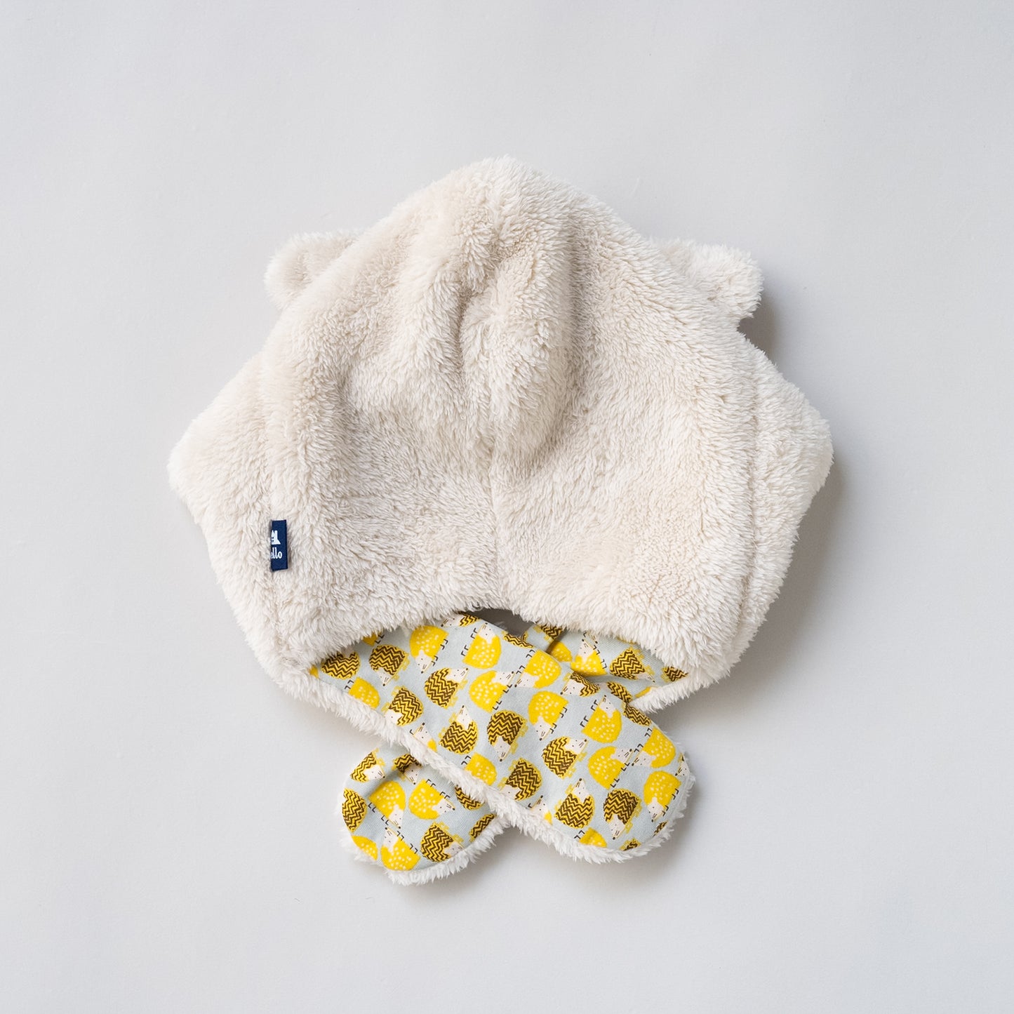 耳付きファー帽子　BEIGE