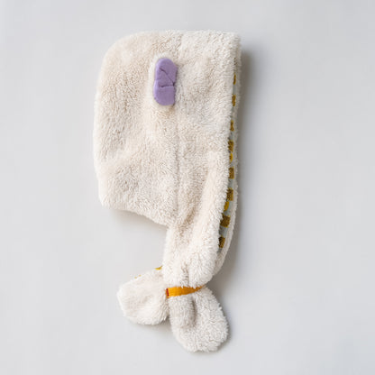 耳付きファー帽子　BEIGE