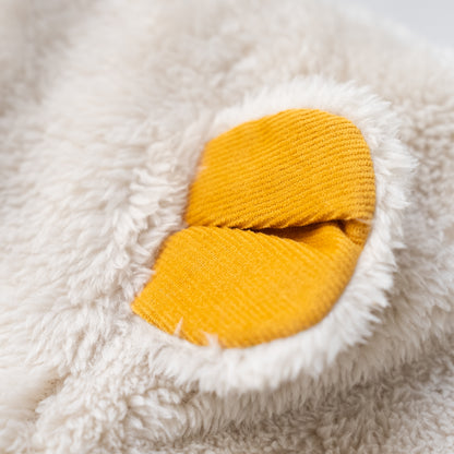 耳付きファー帽子　BEIGE