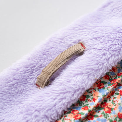 耳付きファー帽子　PURPLE