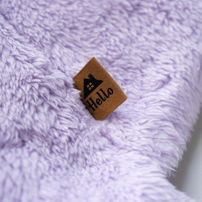 耳付きファー帽子　PURPLE