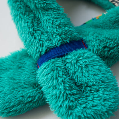 耳付きファー帽子　GREEN