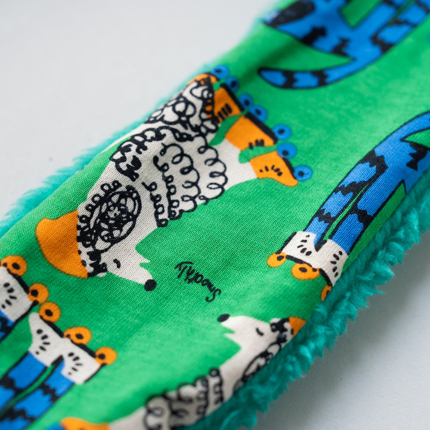 耳付きファー帽子　GREEN