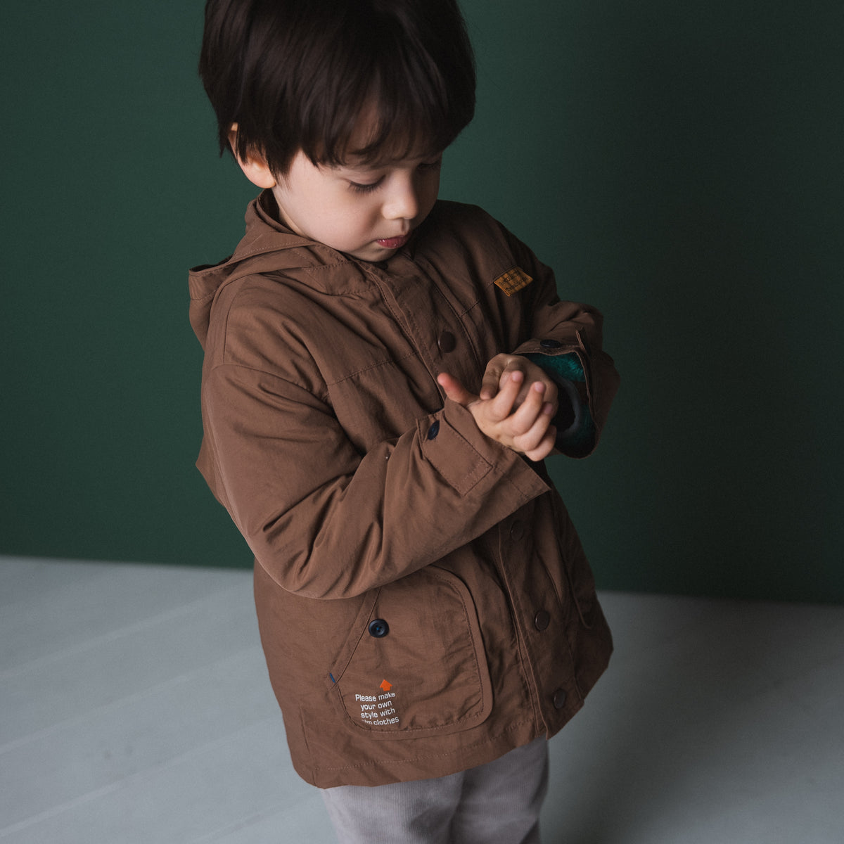 3WAYジャケット【BOYS】　BROWN