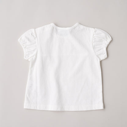 ベビーキャップスリーブTシャツ　OFF-WHITE