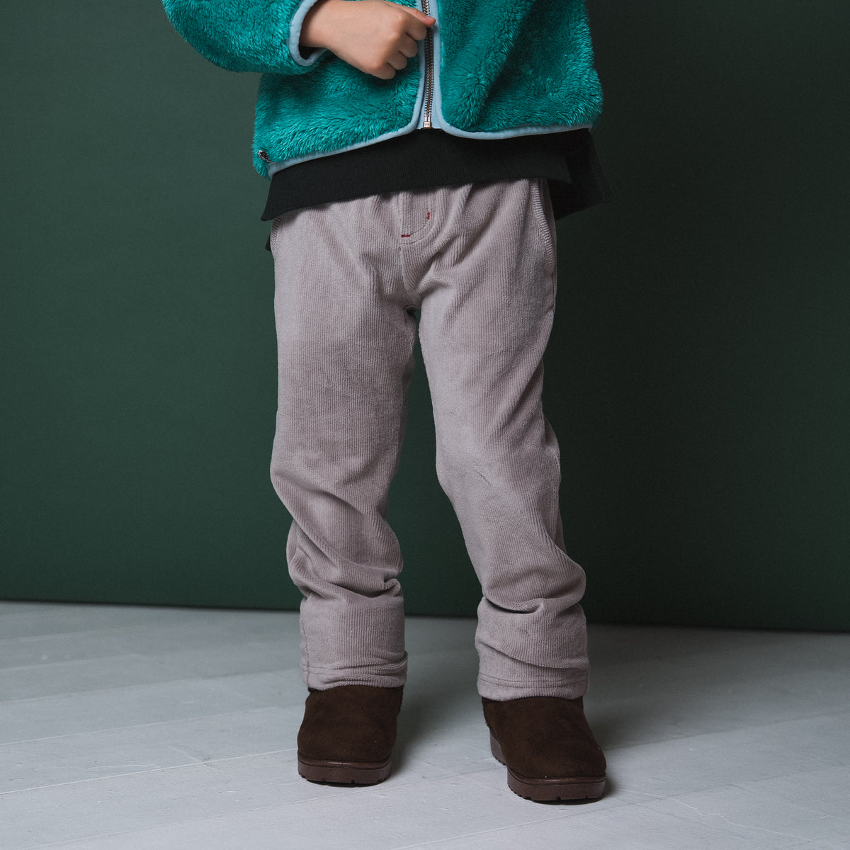 ニットコールパンツ　GRAY