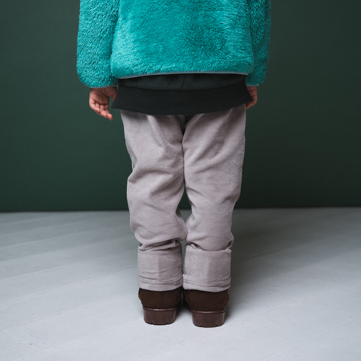 ニットコールパンツ　GRAY