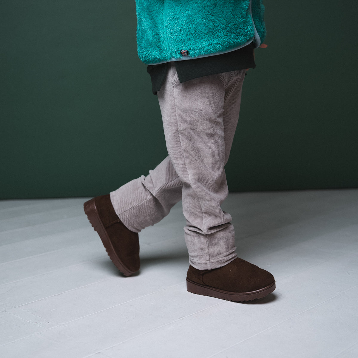 ニットコールパンツ　GRAY