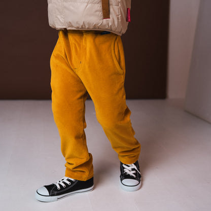ニットコールパンツ　YELLOW