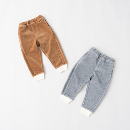 ニットコールリブパンツ　GRAY
