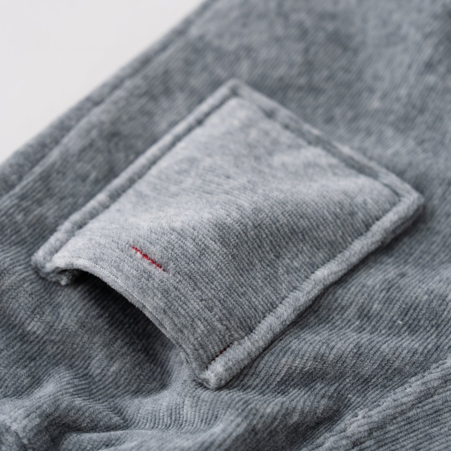 ニットコールリブパンツ　GRAY