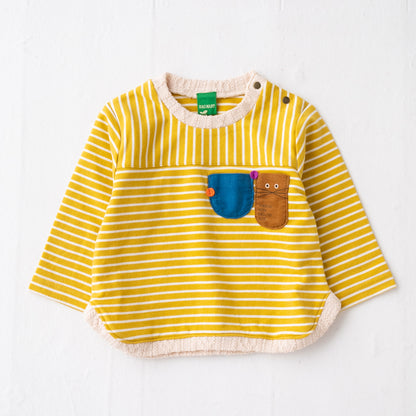 ボーダーTシャツ＆パンツセット YELLOW
