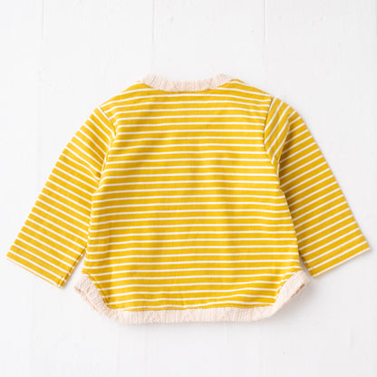 ボーダーTシャツ＆パンツセット YELLOW