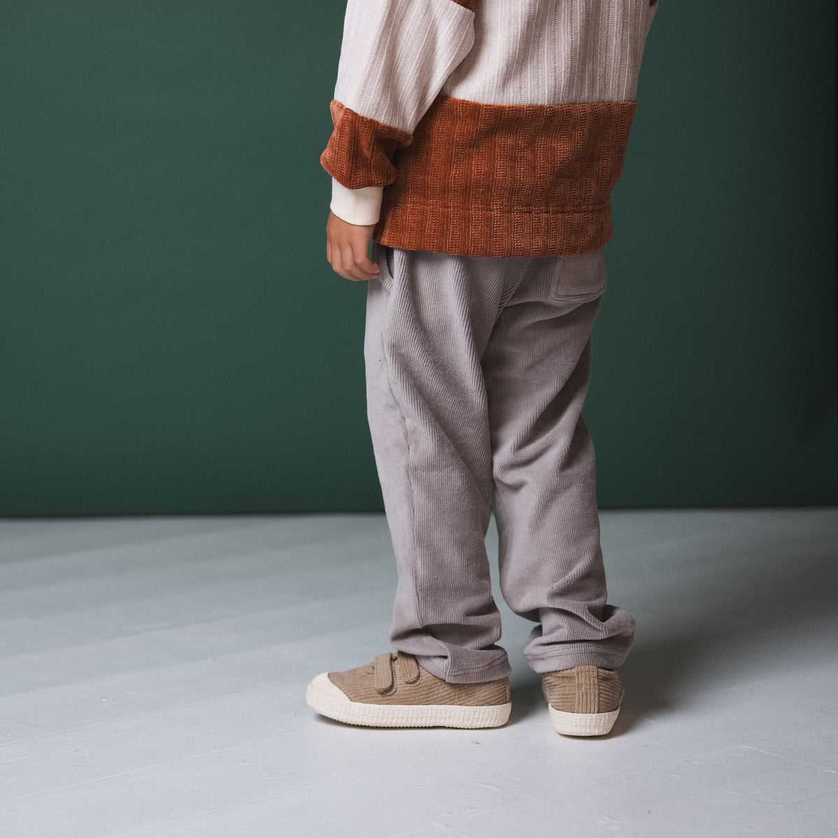 ニットコールパンツ　GRAY