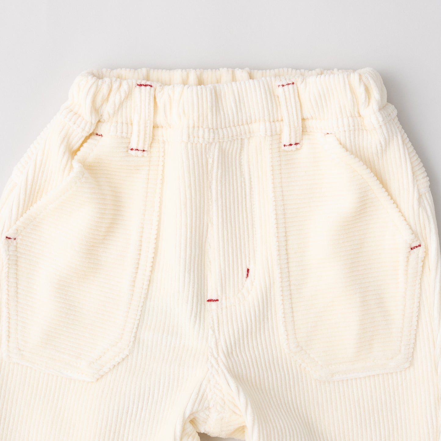 ニットコールカラーパンツ　IVORY