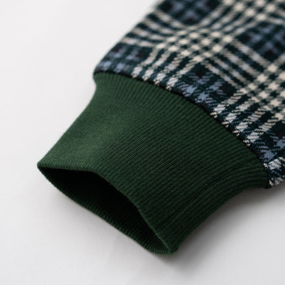 ジャガードニットリブパンツ　GREEN