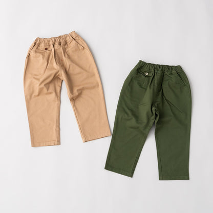 テーパードチノパンツ　KHAKI