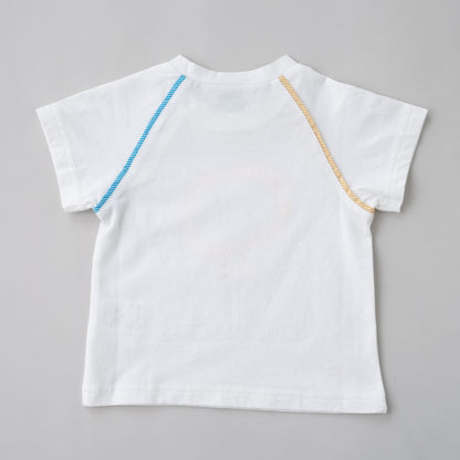 ベビーライオンプリントTシャツ　OFF-WHITE