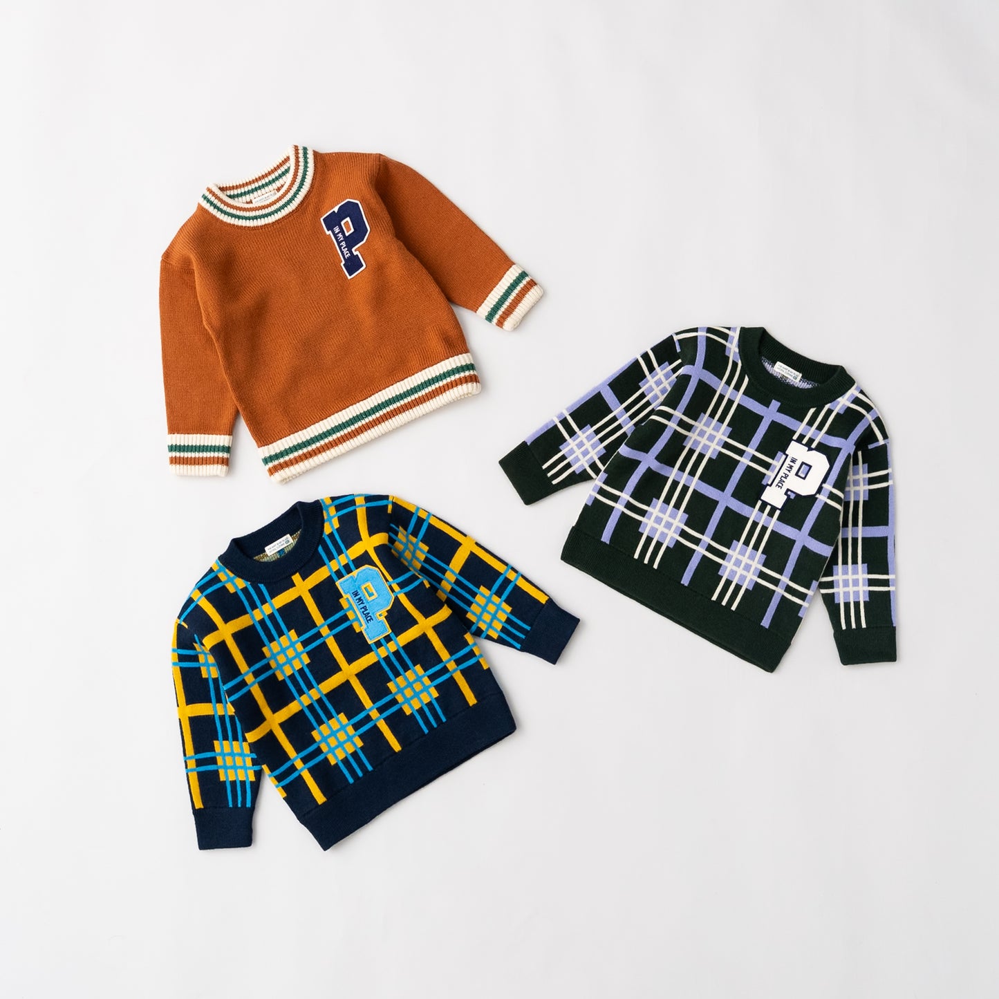 ニットセーター　NAVY