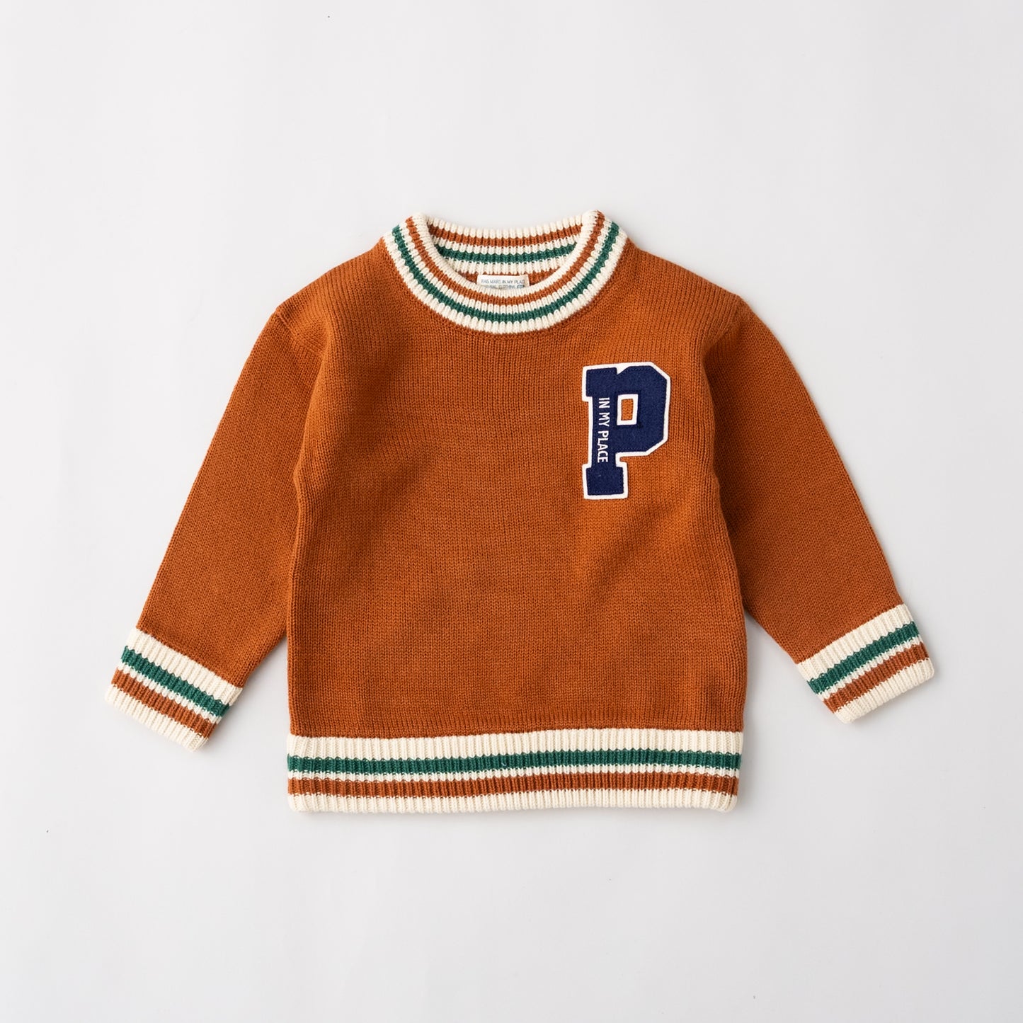 ニットセーター　BROWN