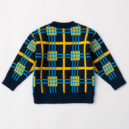 ニットセーター　NAVY