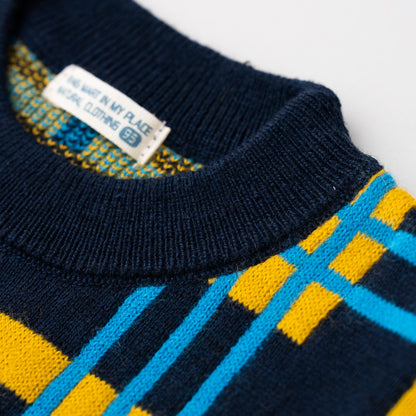 ニットセーター　NAVY