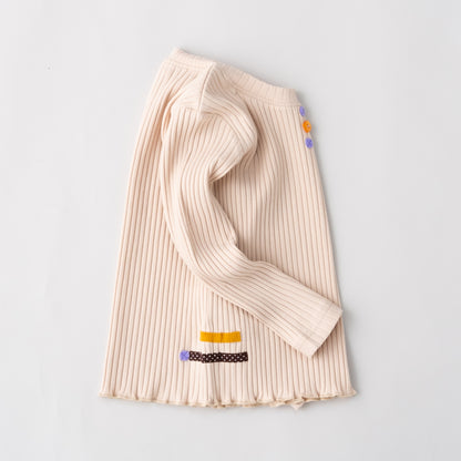 テレコTシャツ　IVORY