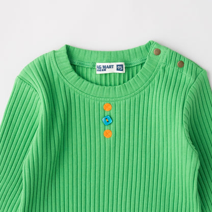 テレコTシャツ　GREEN