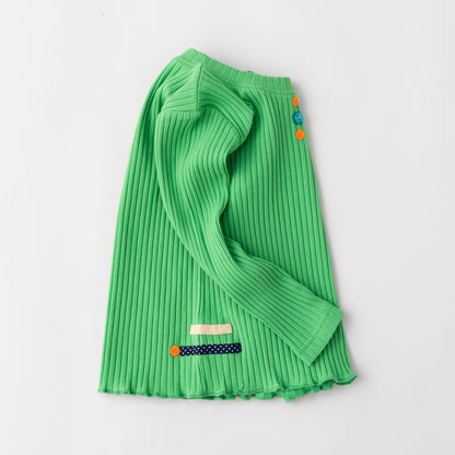 テレコTシャツ　GREEN