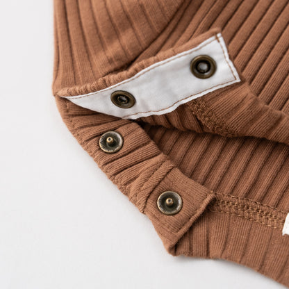 テレコTシャツ　BROWN