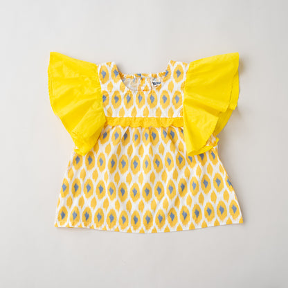 フレアスリーブセットアップ　YELLOW