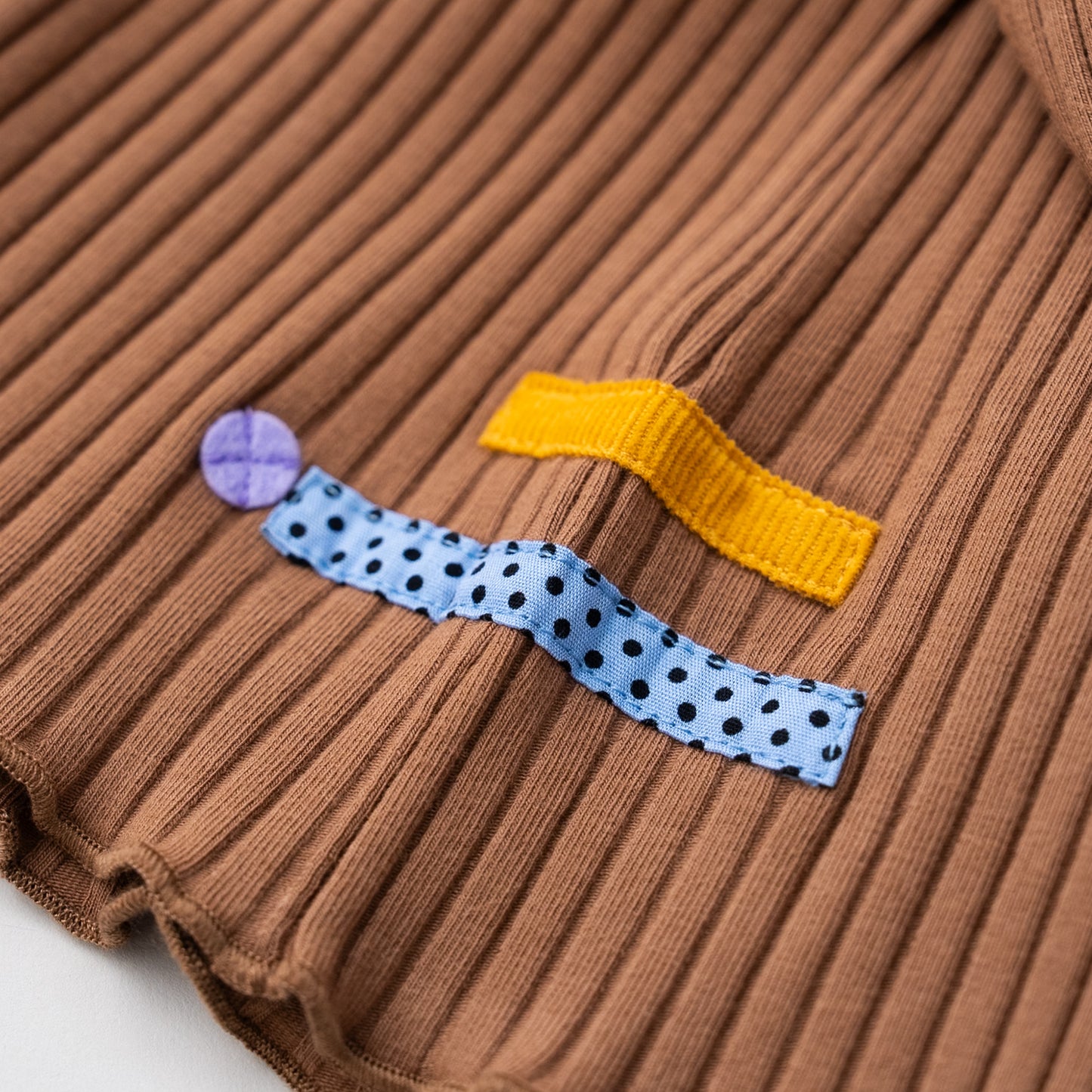 テレコTシャツ　BROWN