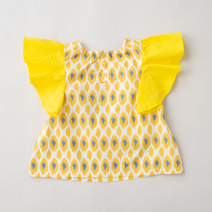 フレアスリーブセットアップ　YELLOW