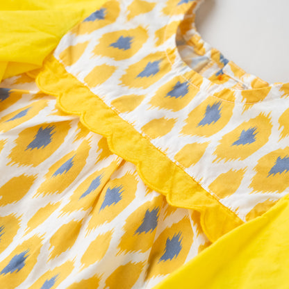 フレアスリーブセットアップ　YELLOW