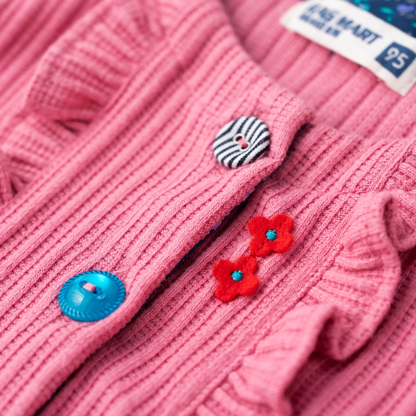 ニットカーディガン　PINK