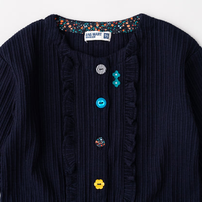 ニットカーディガン　NAVY