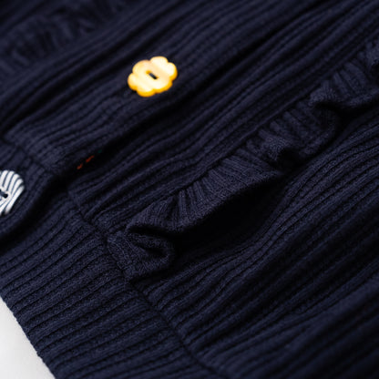 ニットカーディガン　NAVY