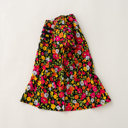 ブラウスワンピース【花柄】　PRINT