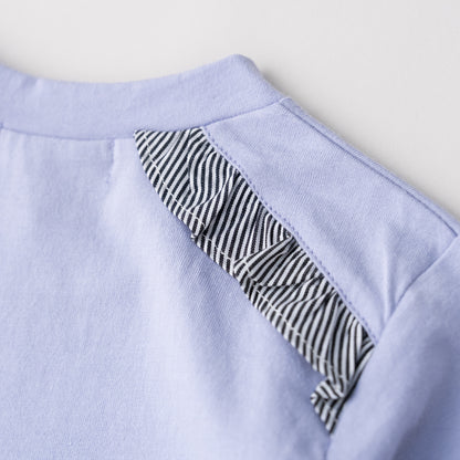 プードルモチーフTシャツ　PURPLE