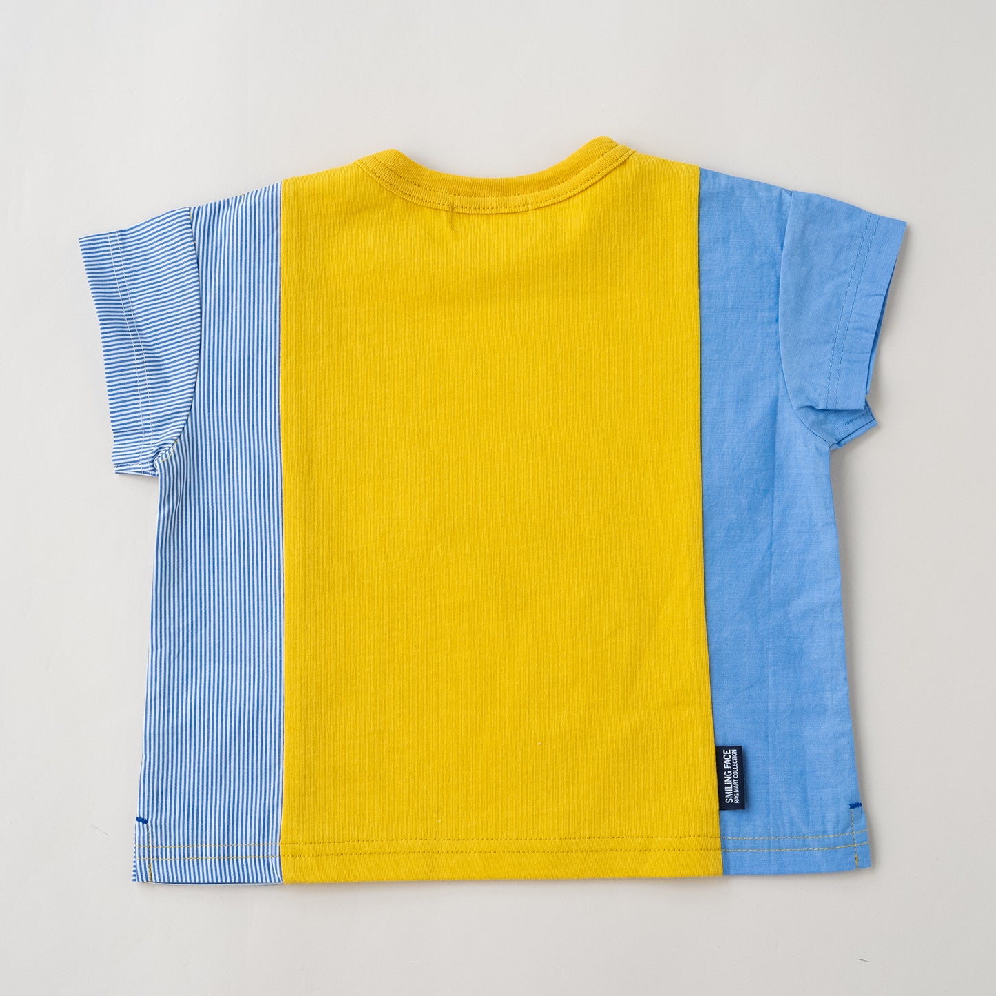 サイド切り替えTシャツ 【ブルドーザー】　 YELLOW