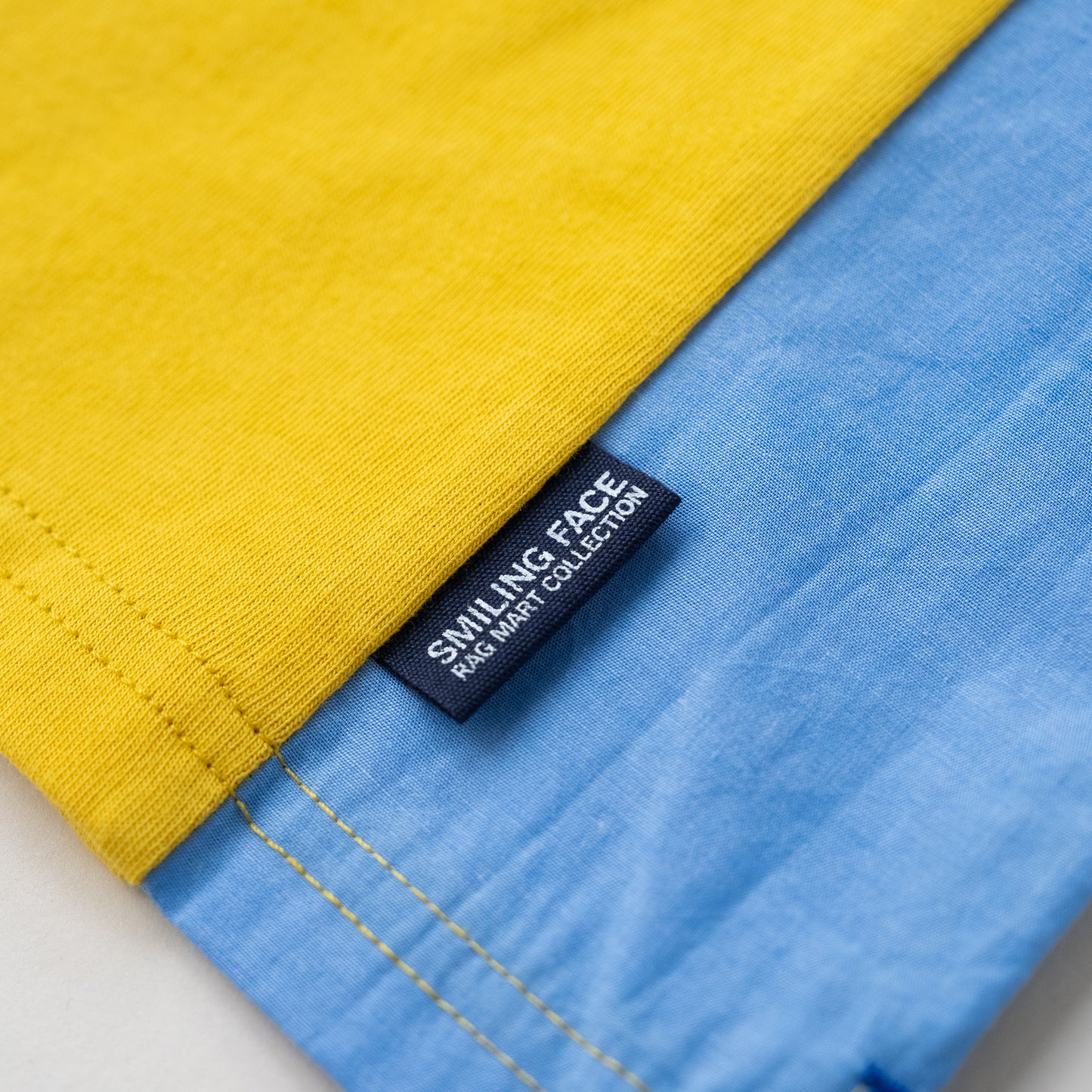 サイド切り替えTシャツ 【ブルドーザー】　 YELLOW