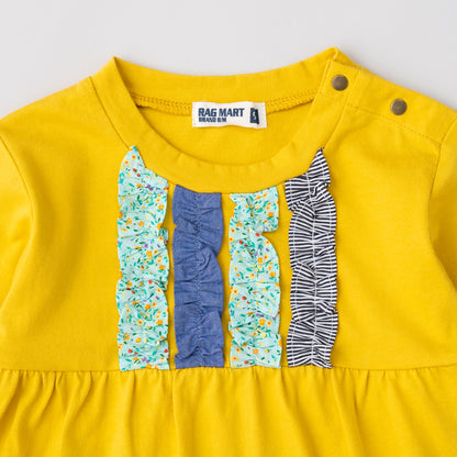 フリルTシャツ　YELLOW