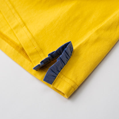 フリルTシャツ　YELLOW