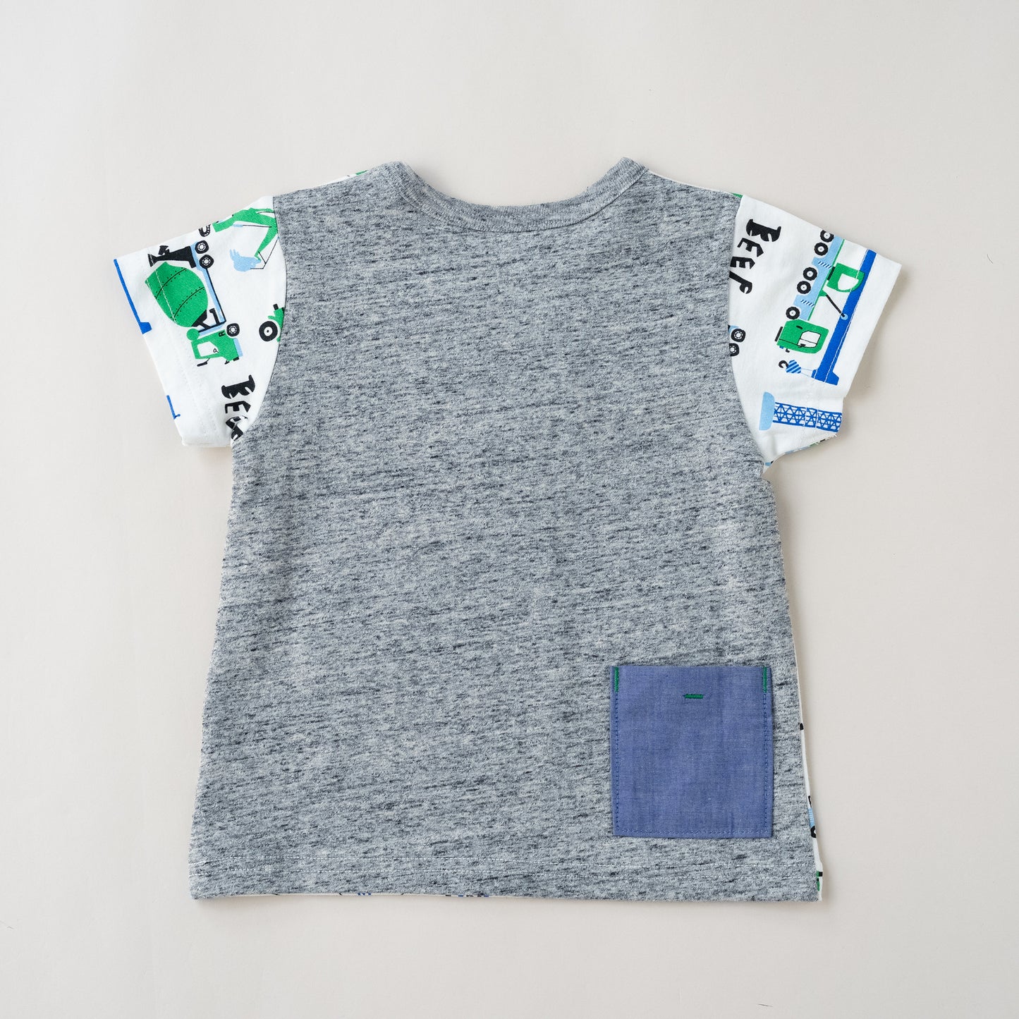 ヘンリーネックTシャツ 【はたらくクルマ】　 OFF-WHITE