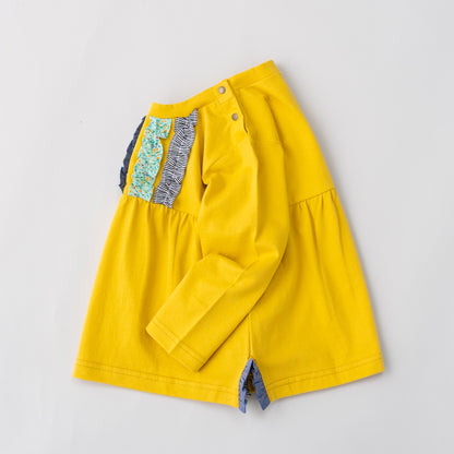 フリルTシャツ　YELLOW